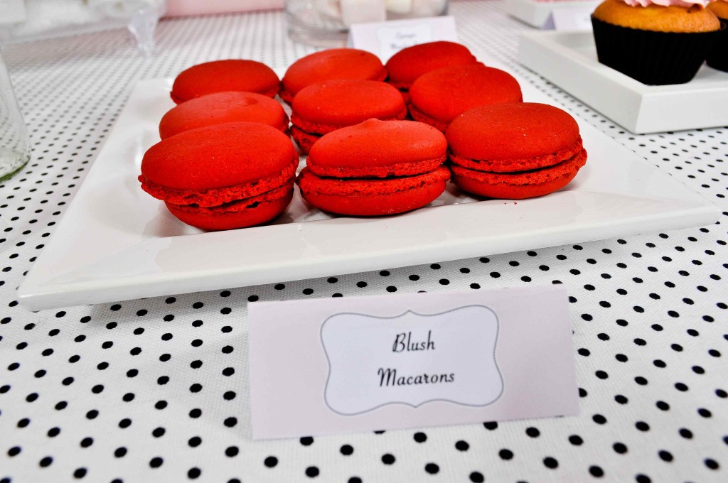 Macarons blush 