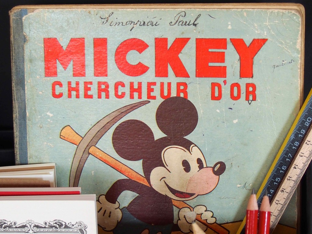 livre mickey vintage