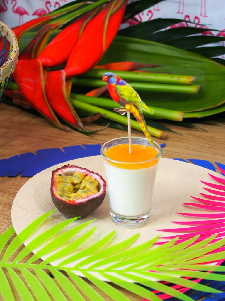 assiette bambou tropical