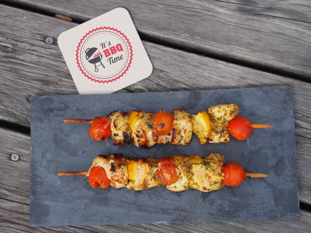 brochettes poulet