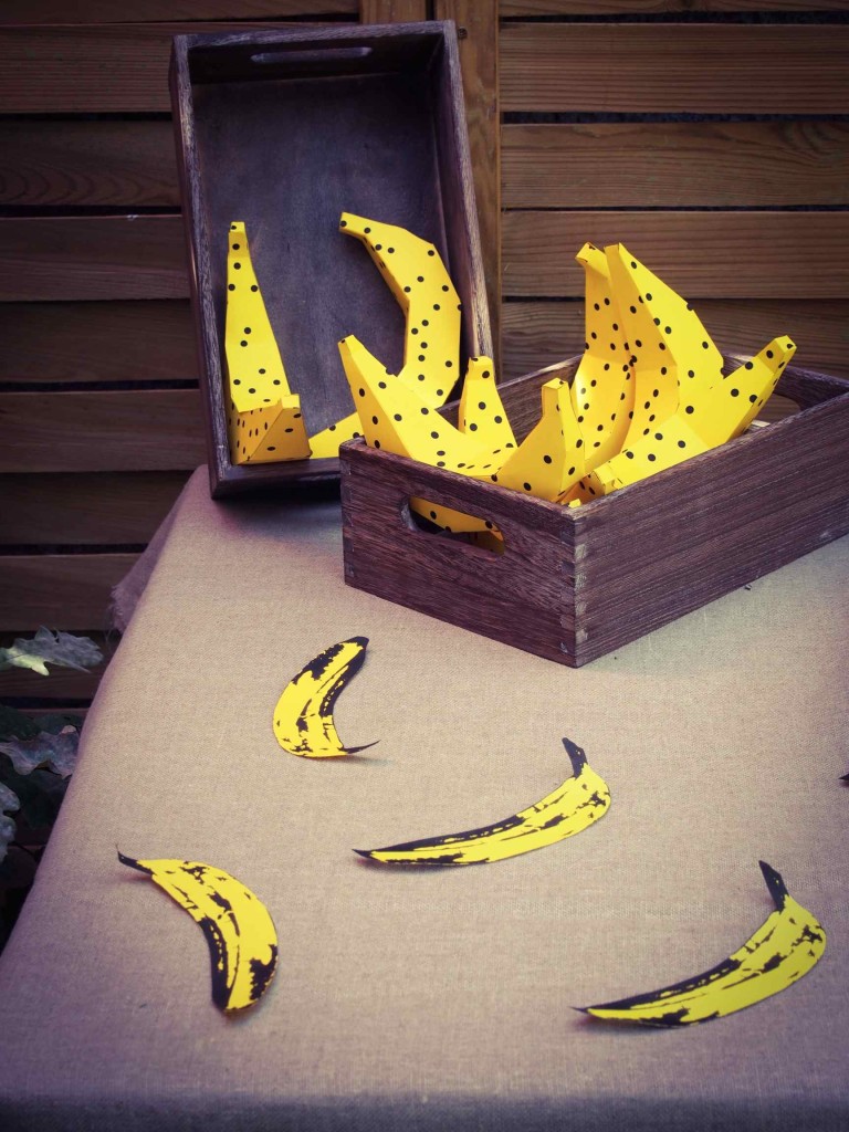 bananes en papier