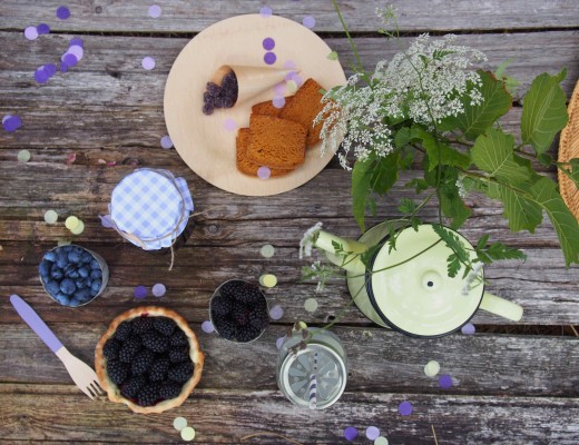 décoration de table pour goûter d'été