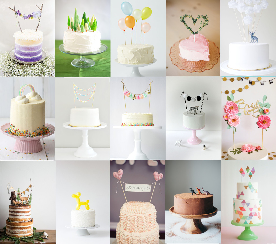 idées cake toppers