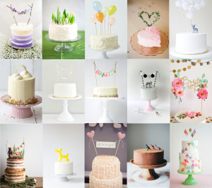 idées cake toppers