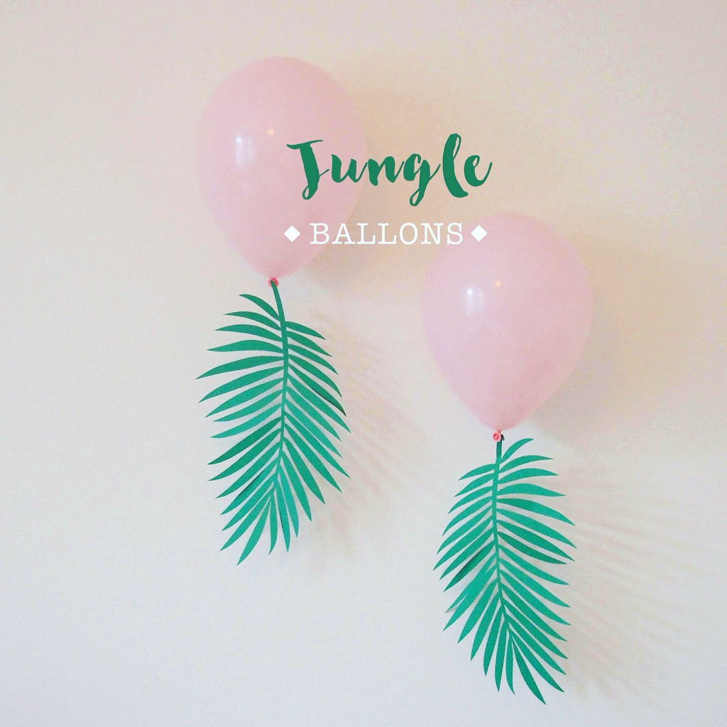 ballons jungle tropicale