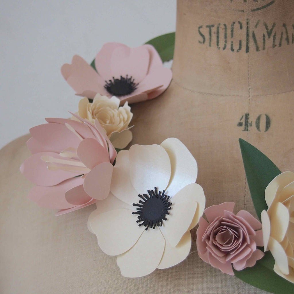 fleurs en papier diy