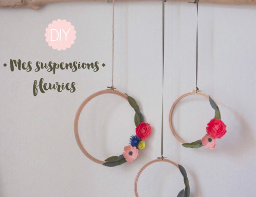 suspensions fleuries