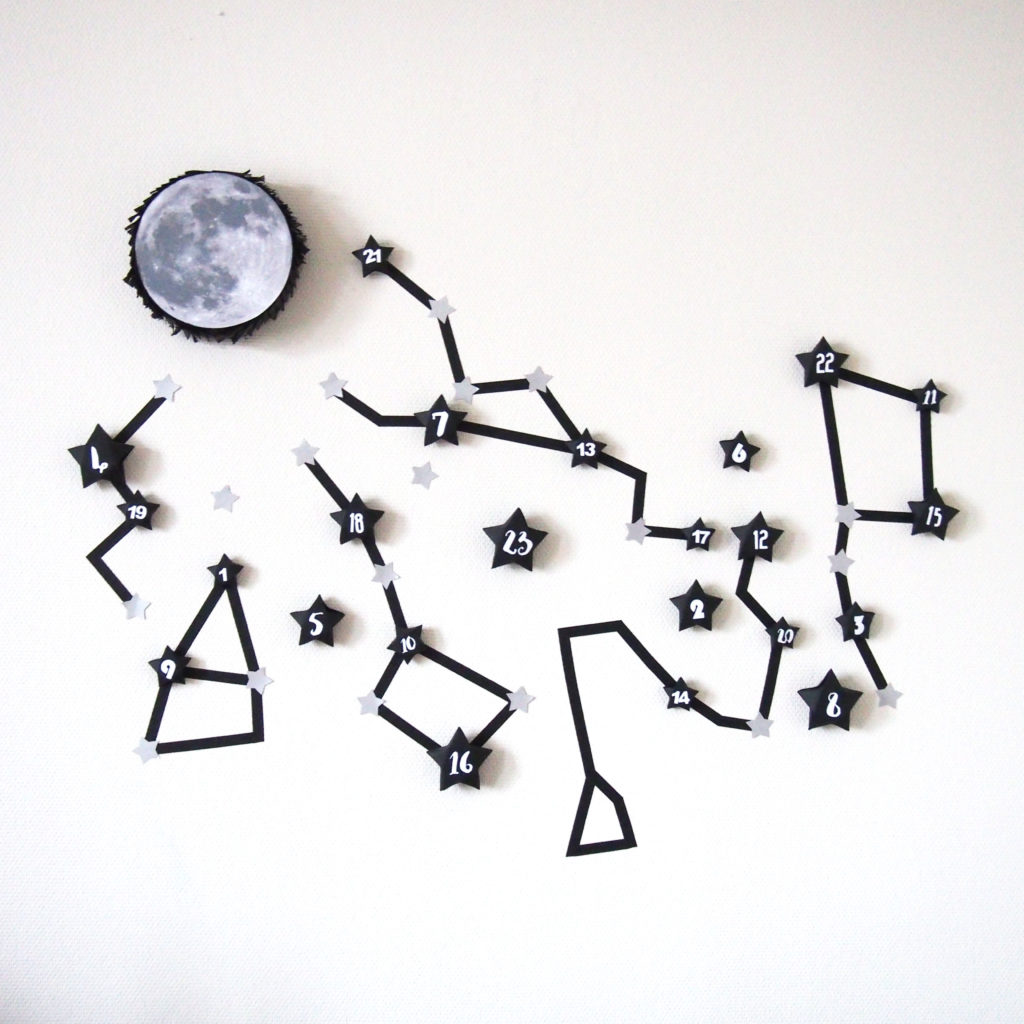 calendrier constellation diy