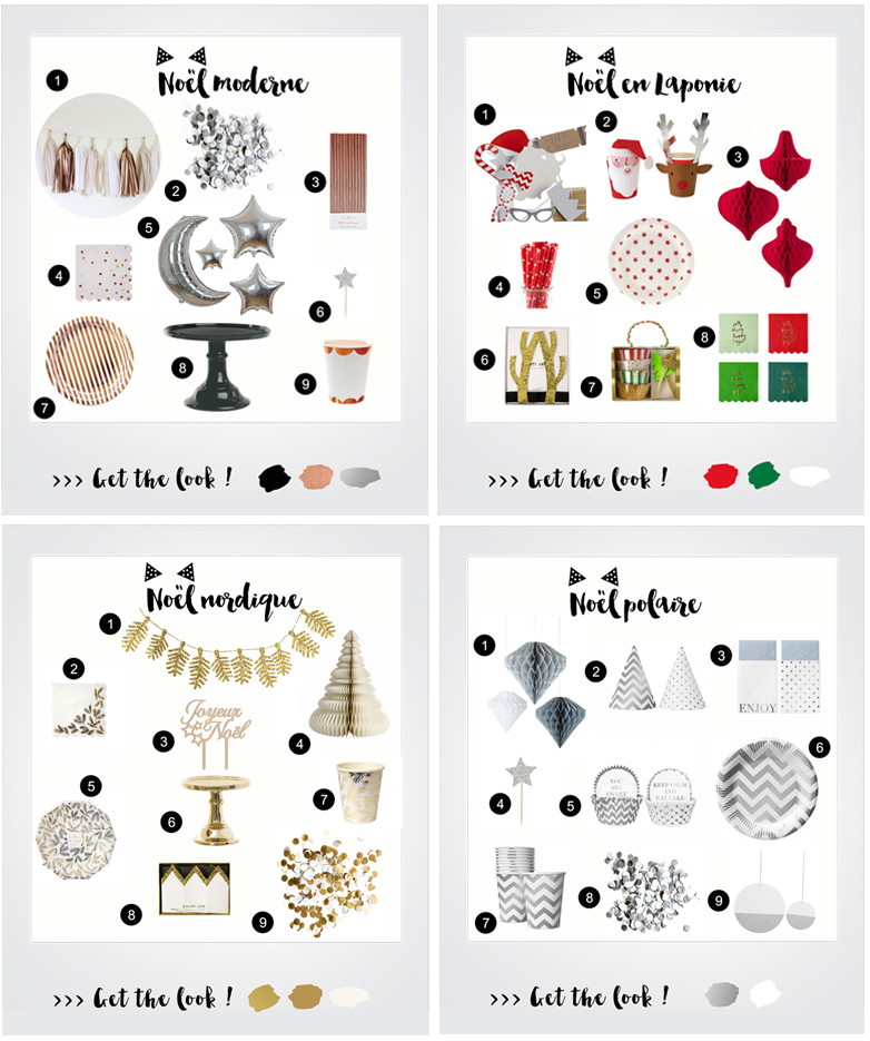 Idées de décoration de table noël et fêtes