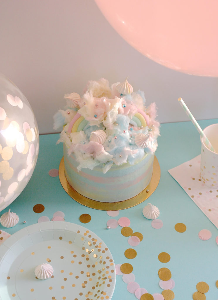 fête anniversaire déco pastel