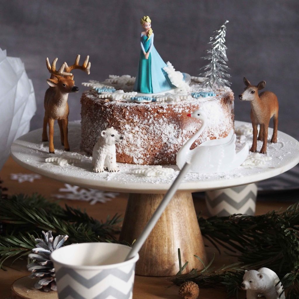 gateau reine des neiges