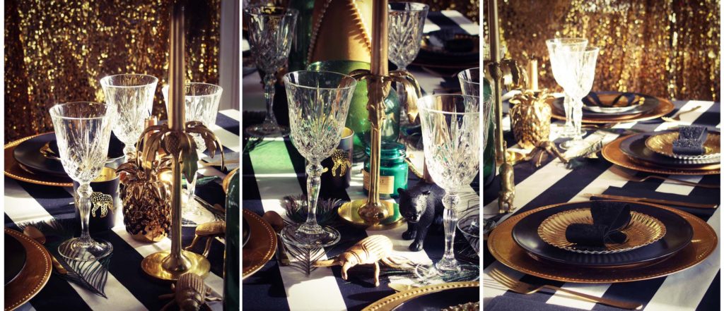 table fête décoration Gatsby