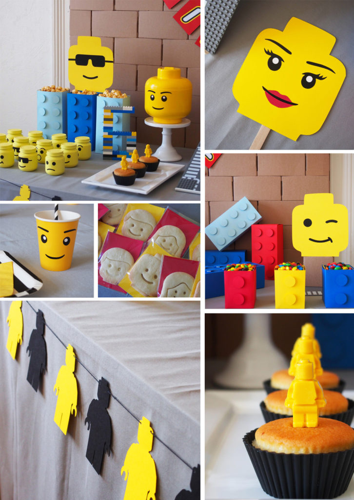 table anniversaire lego