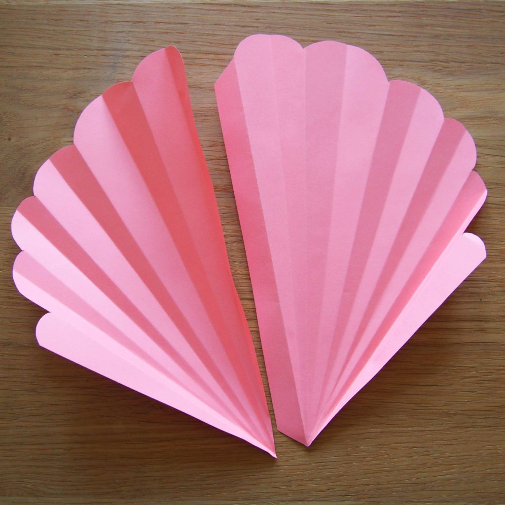 coquillage papier tutoriel