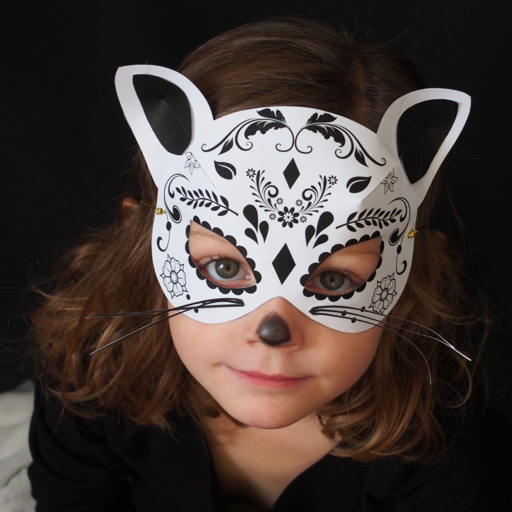 masque chat anniversaire