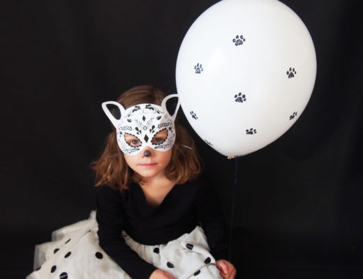 masque chat halloween