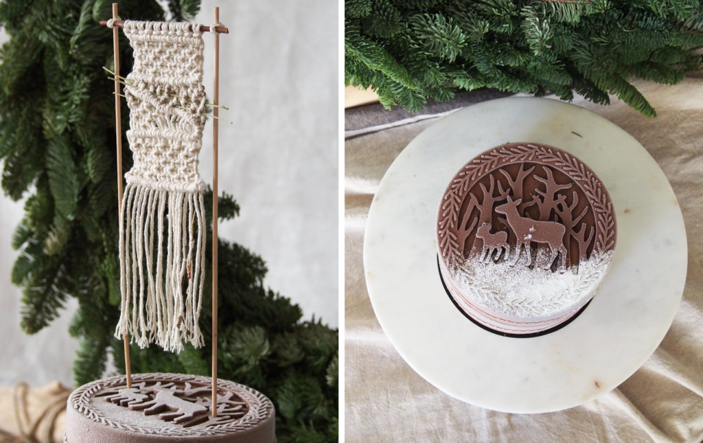 cake topper macramé