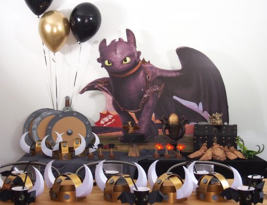 anniversaire thème dragon krokmou