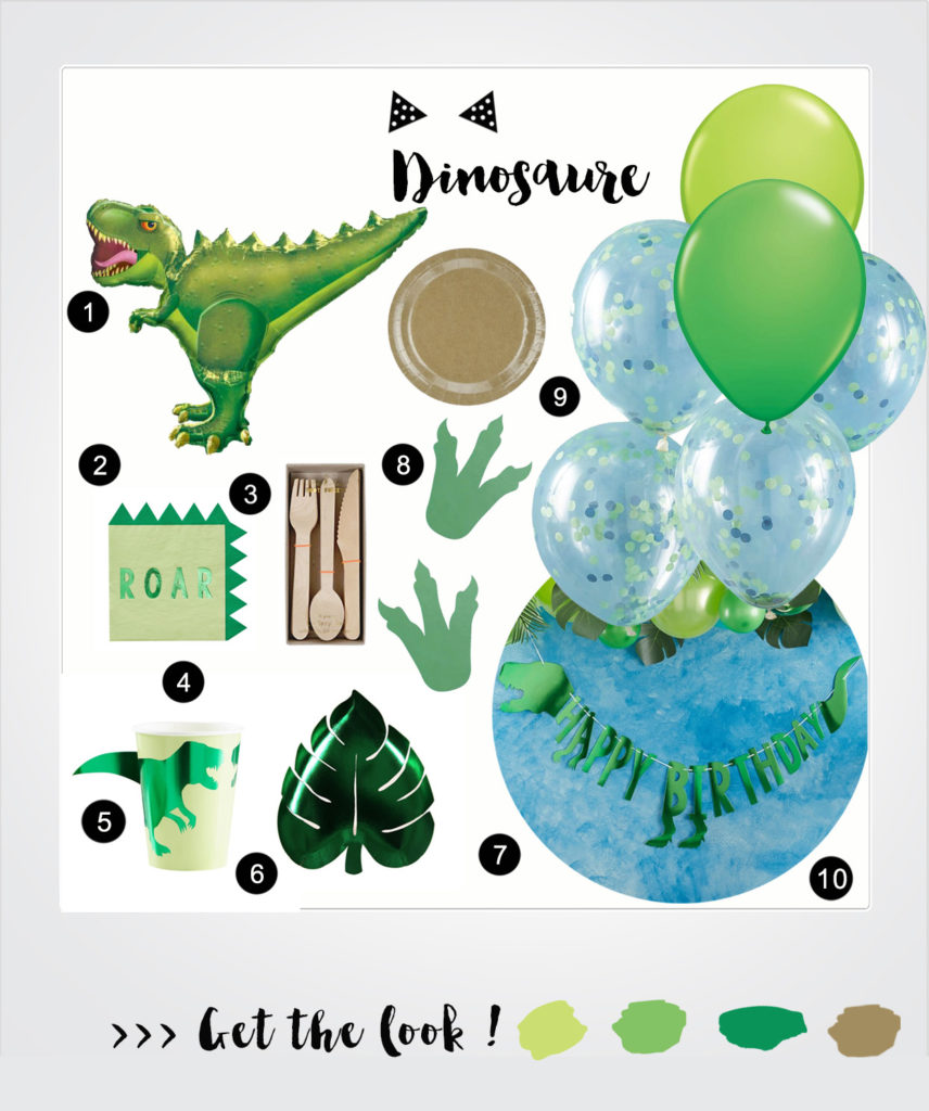 anniversaire dinosaure