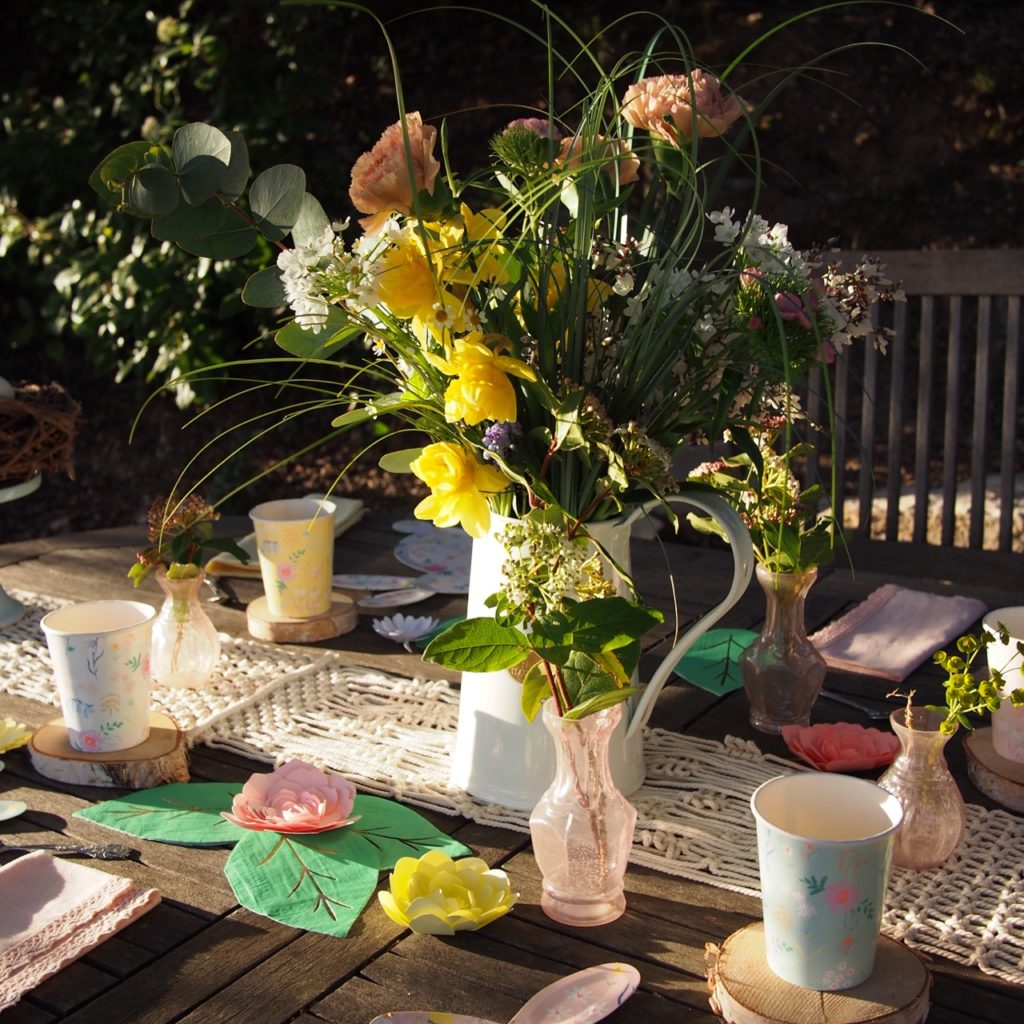 centre de table printemps