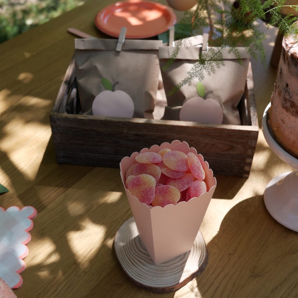 boîte popcorn rose blush