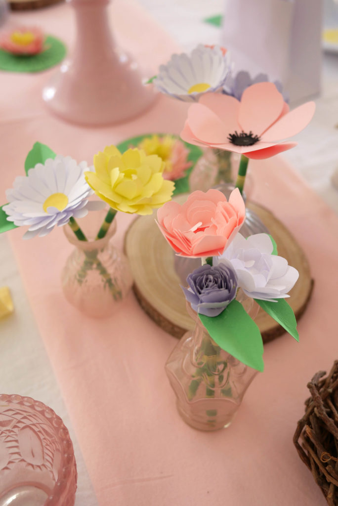 Déco fleurs en papier