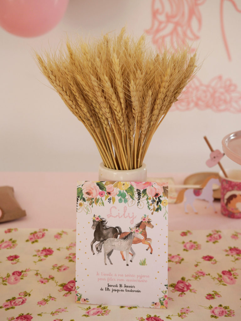 carte anniversaire cheval