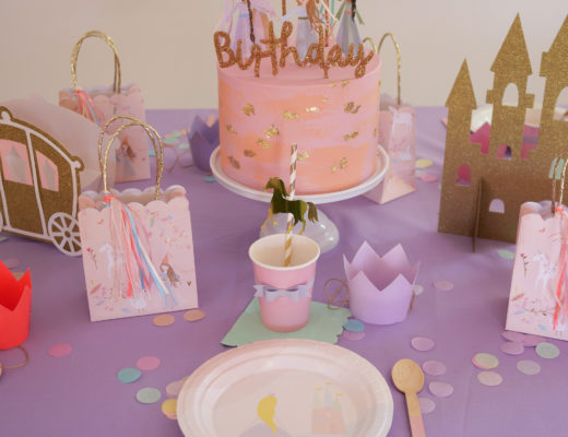 déco gâteau anniversaire thème princesse