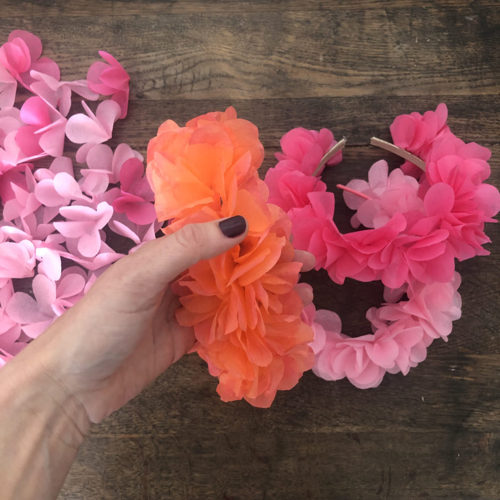 tuto headband fleuri