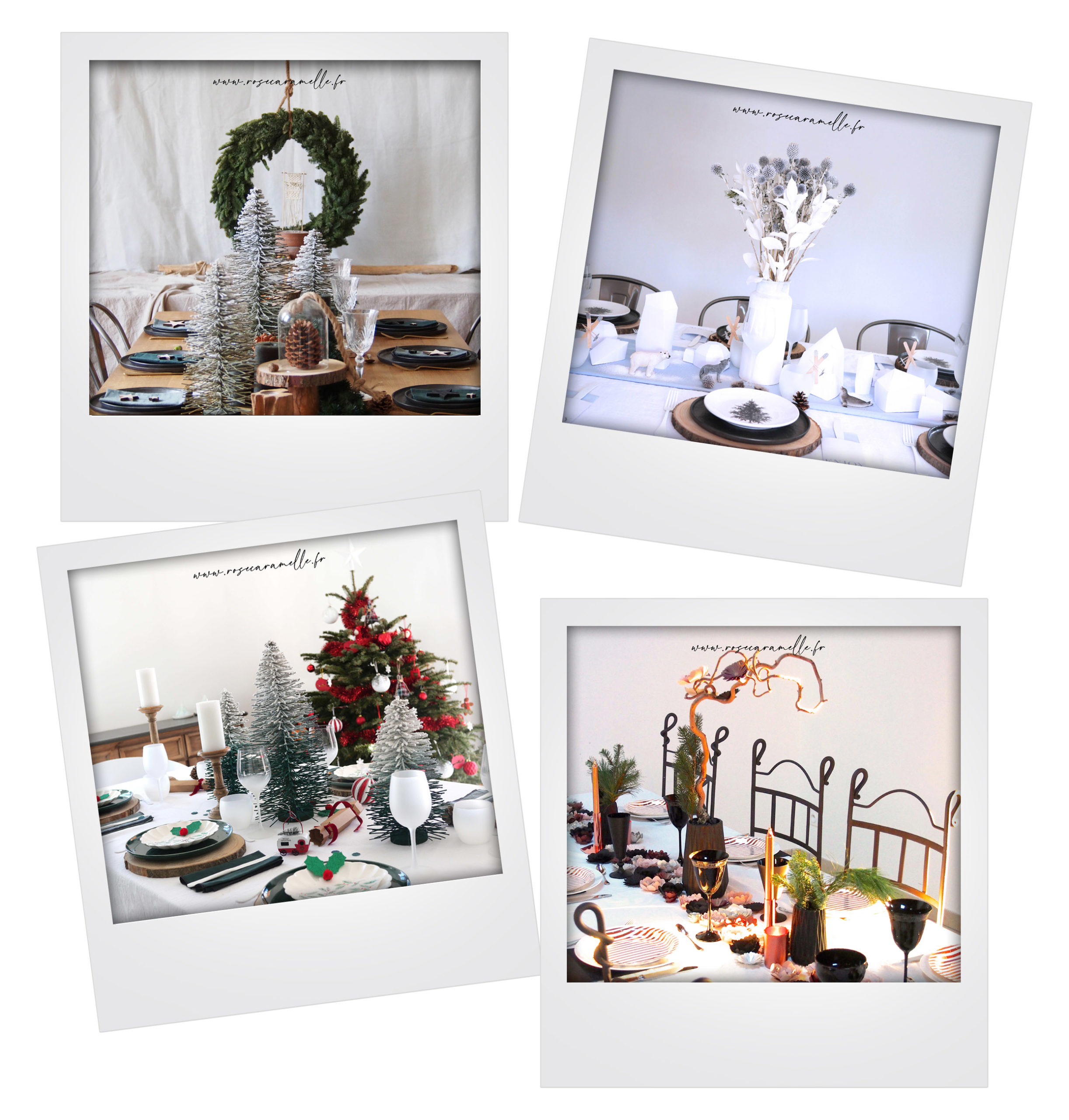 4 idées d'ambiance pour votre table de Noël - Rose Caramelle ...