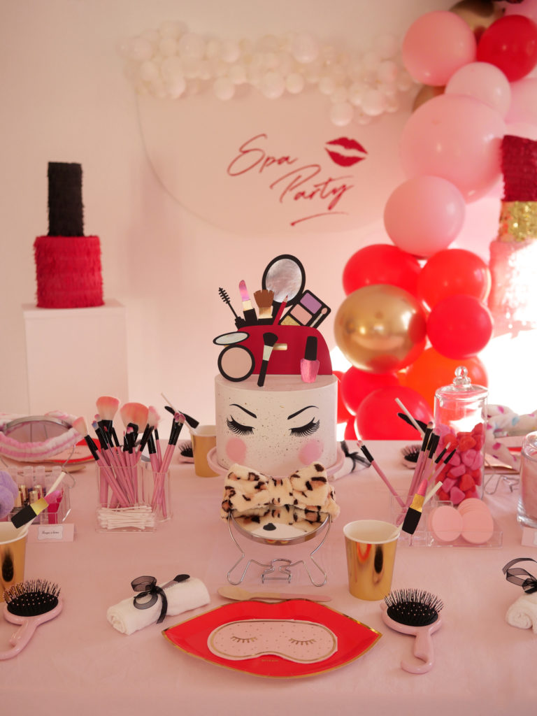 déco anniversaire thème make up party