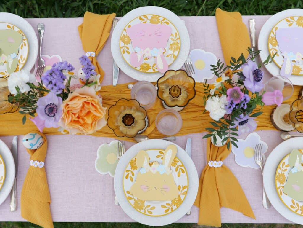 Table Pâques déco
