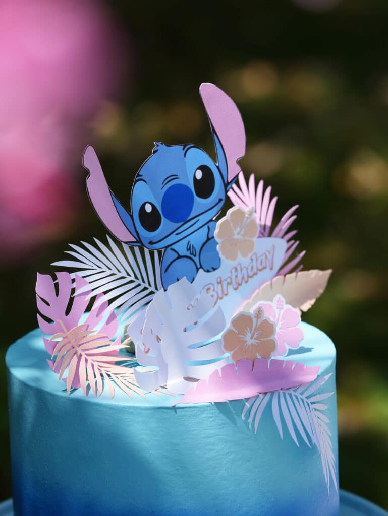 décoration gâteau stitch