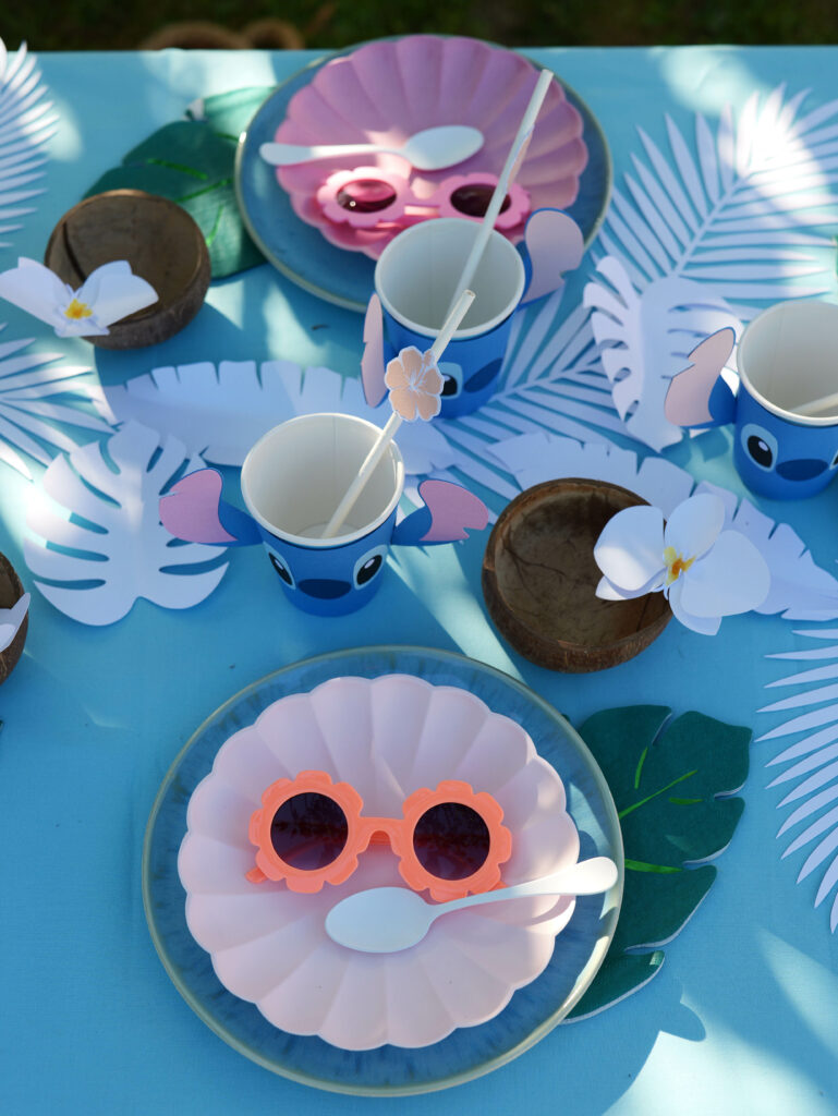 table anniversaire stitch