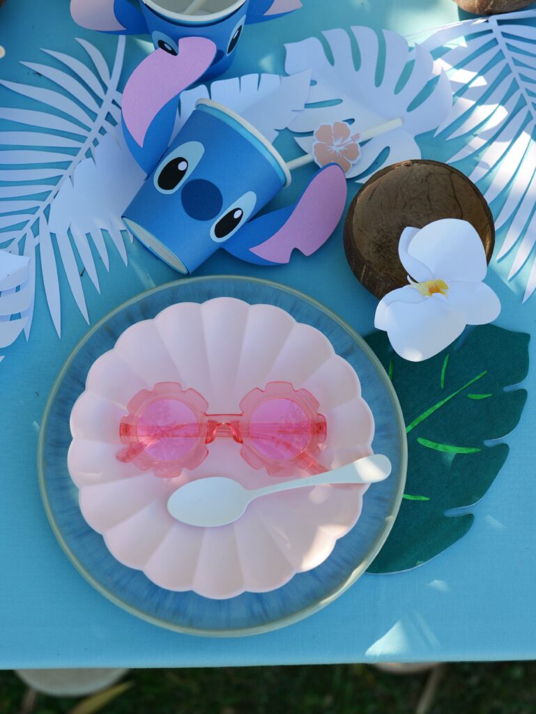 vaisselle anniversaire stitch