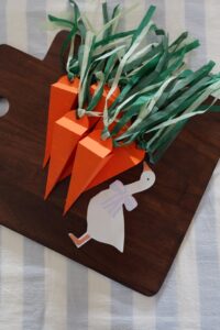 diy boîte carottes pâques